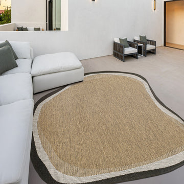 Wyatt Modern Rustic Abstract Indoor/Outdoor Area Rug